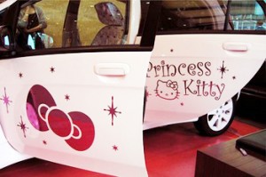 hello kitty car accessories princess kitty